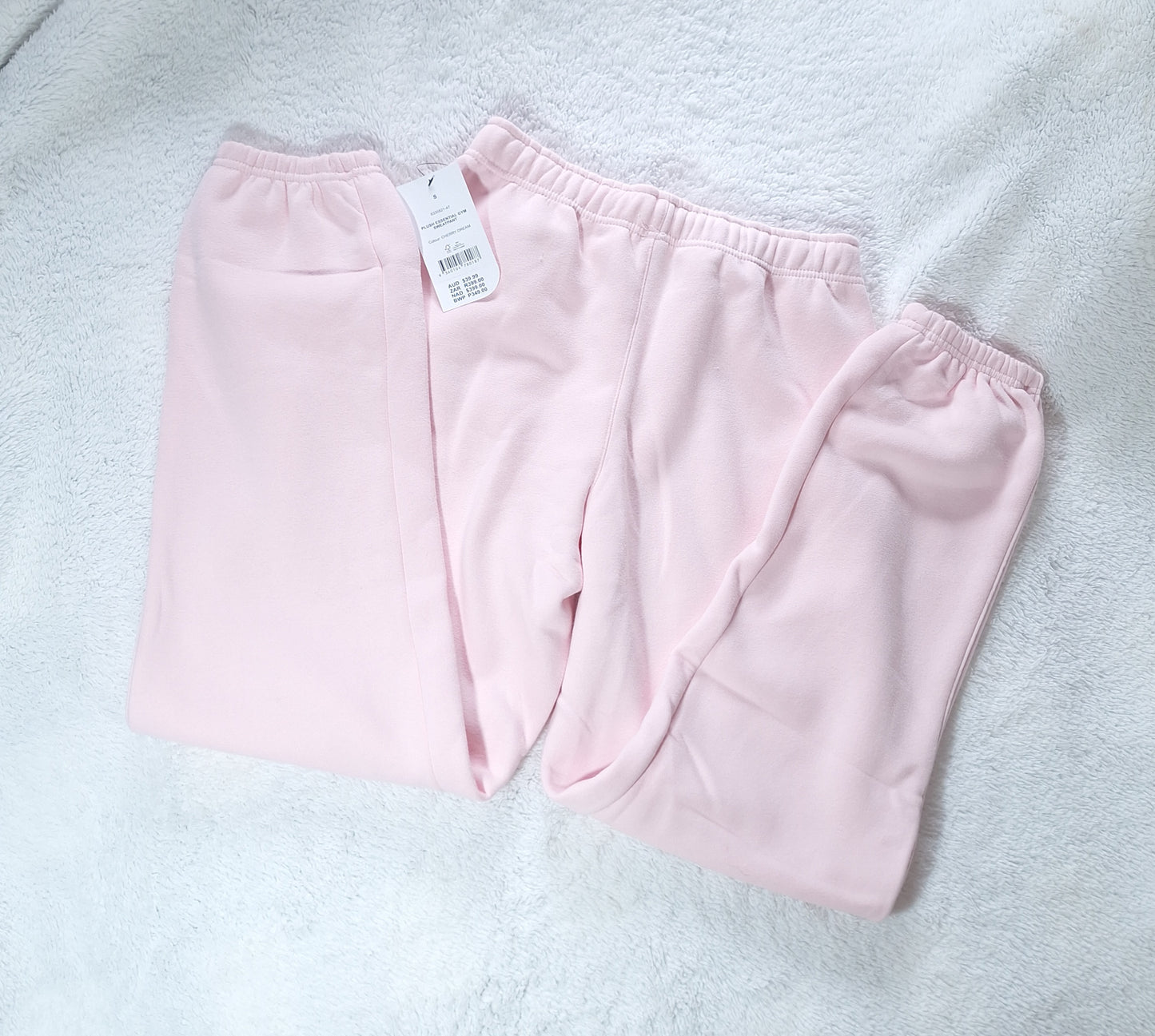 Cotton On PLUSH ESSENTIAL GYM TRACKBROEK Kleur: Wit