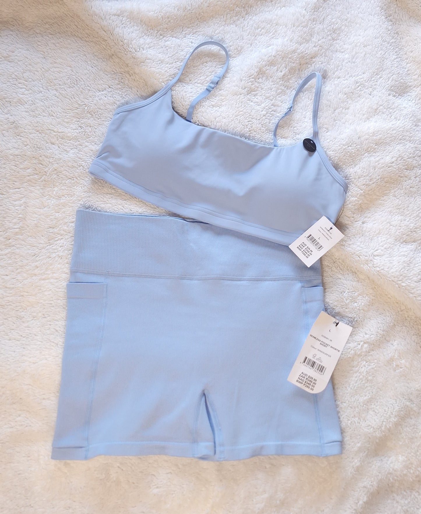 Cotton On - Workout Yoga Crop , Seamless Pocket Shortie Short