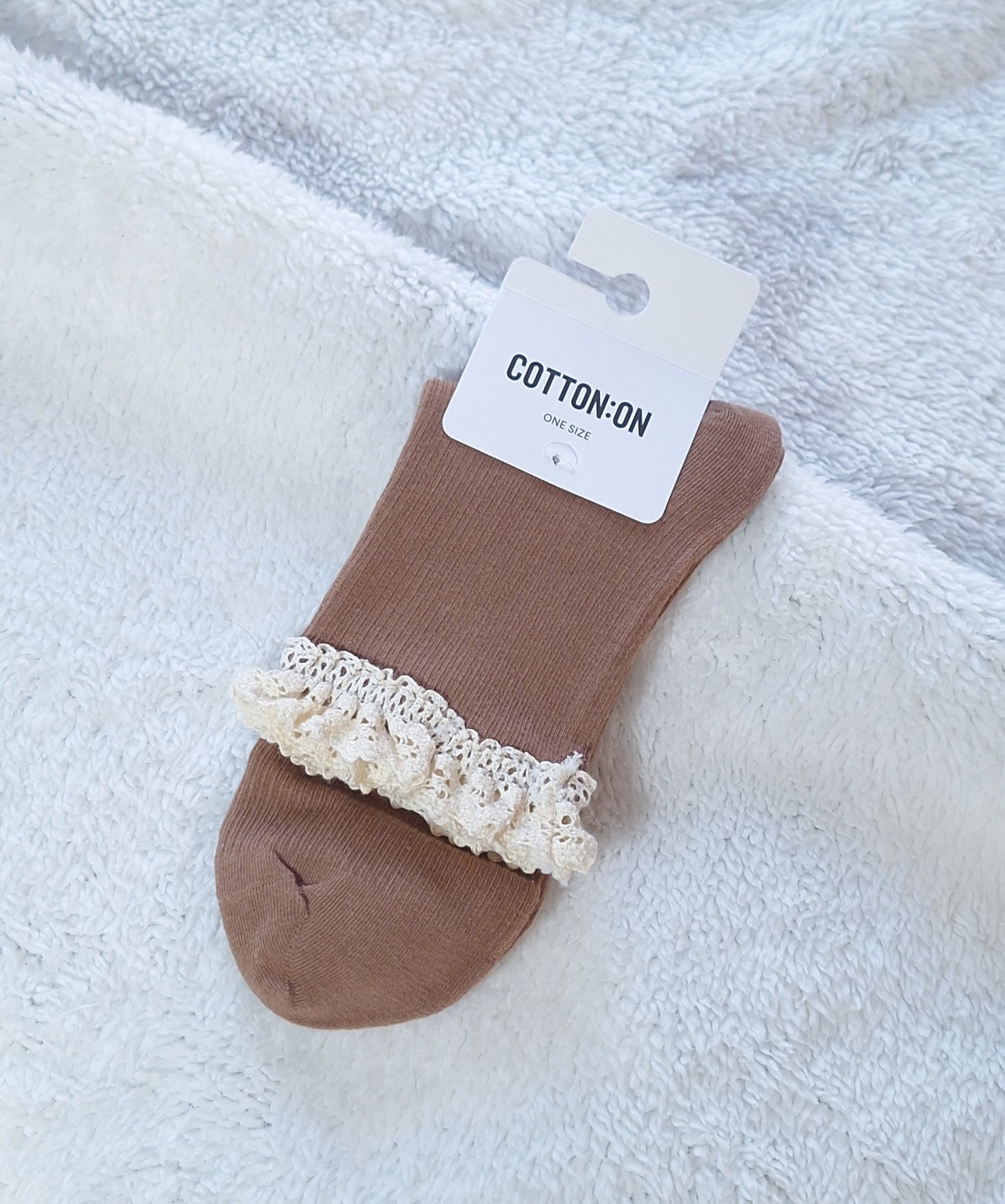 Cotton On Femme Frill Mid Crew Sock