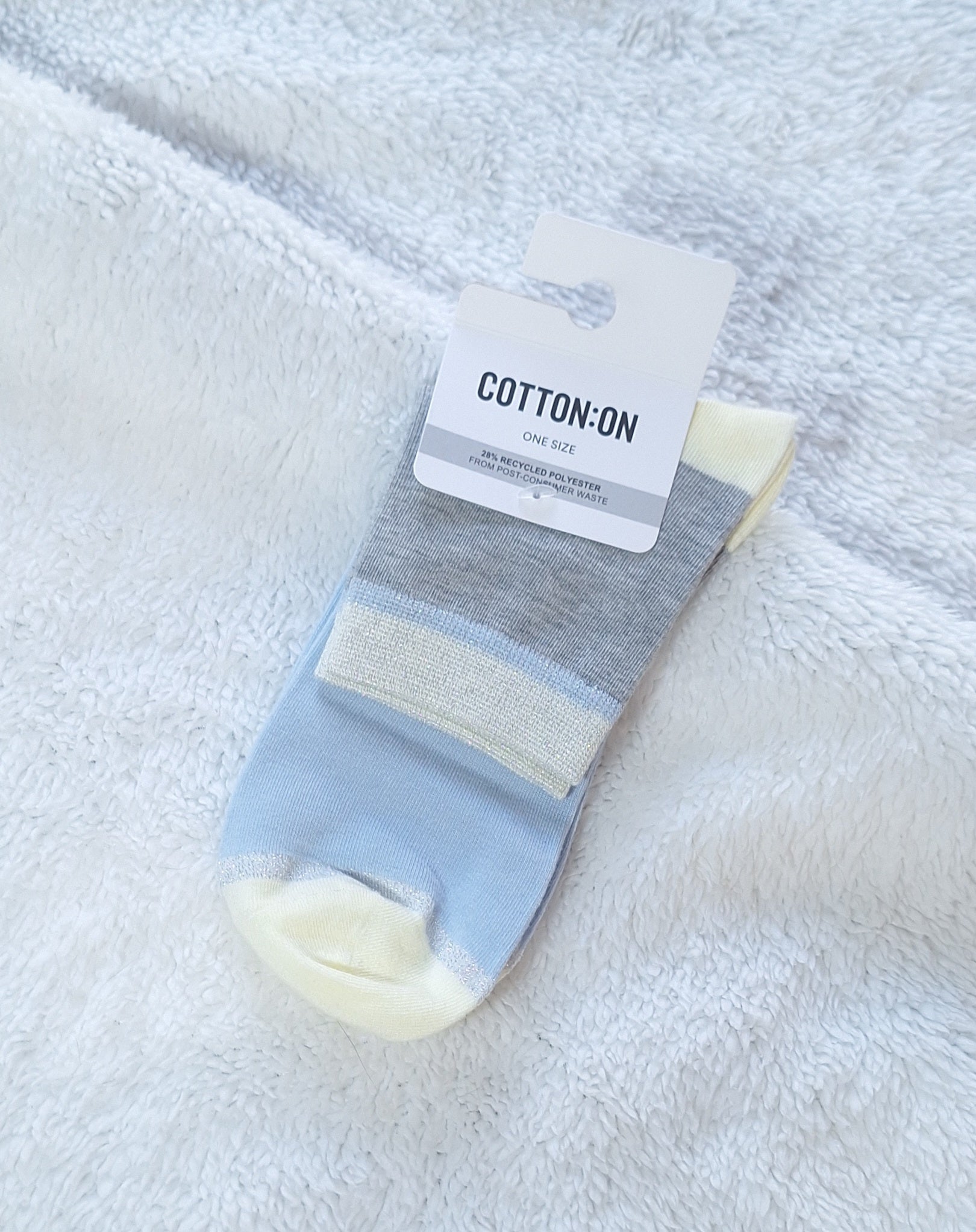 Cotton On - Colour Block Mid Crew Sock's