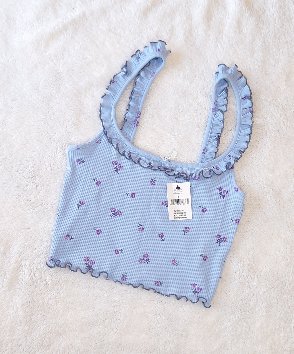 Cotton On Rib Ruffle Cami