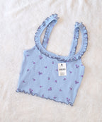 Cotton On Rib Ruffle Cami