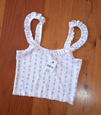 Cotton On Rib Ruffle Cami