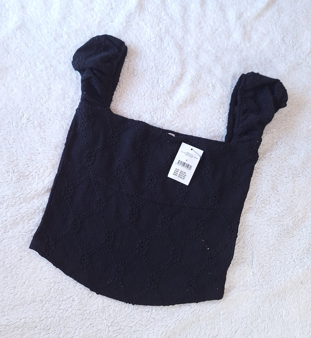 Cotton On Kaia Textured Short Sleeve