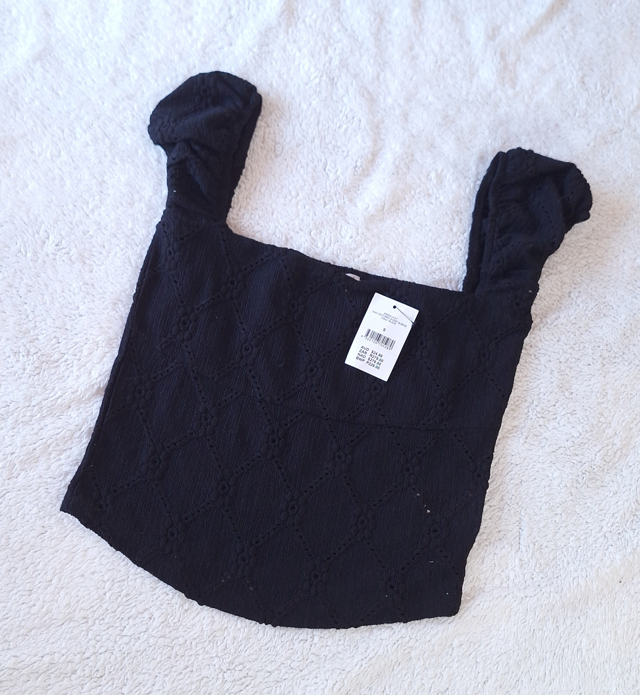 Cotton On Kaia Textured Short Sleeve