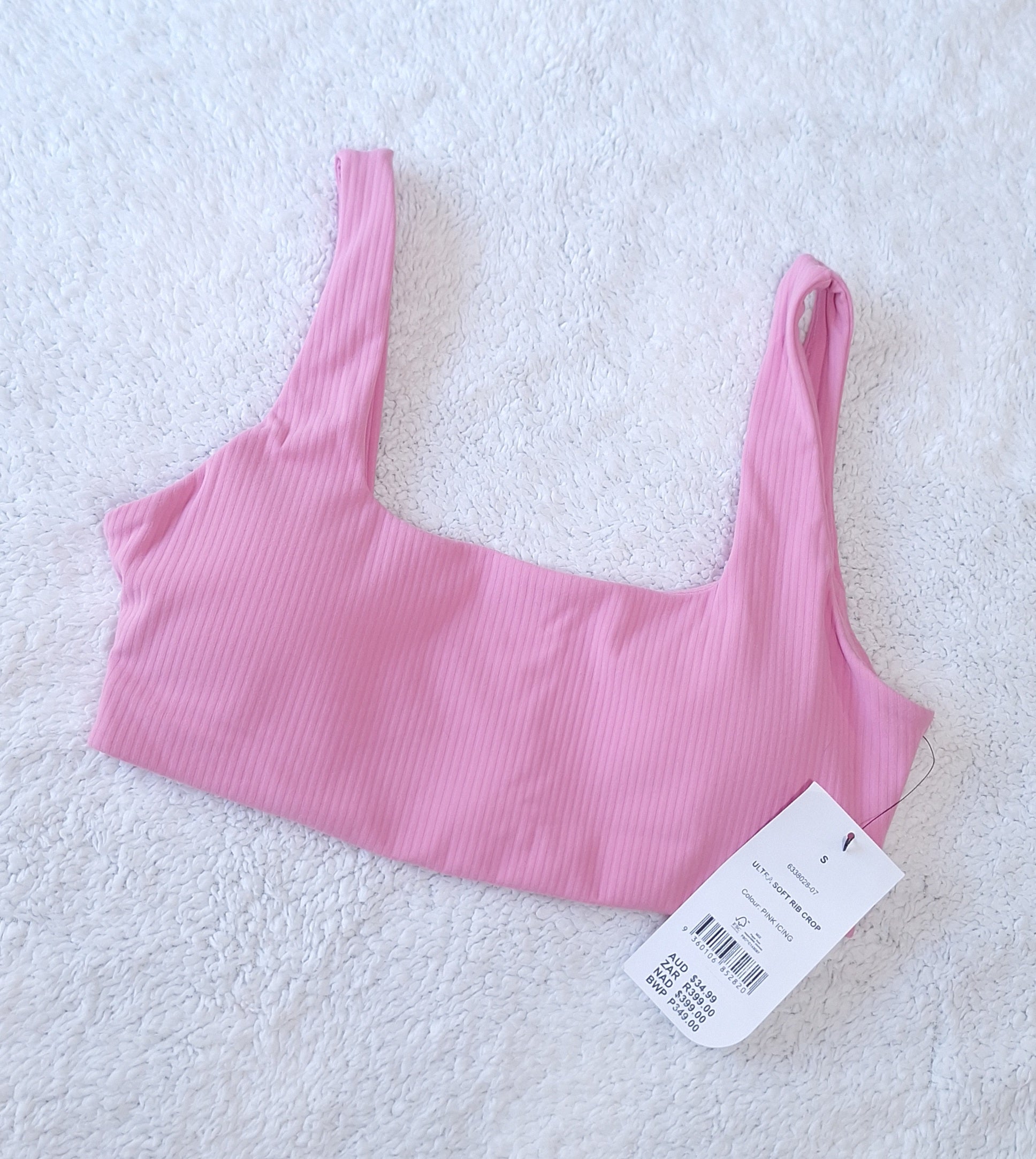 Cotton On Ultra Soft Rib Crop