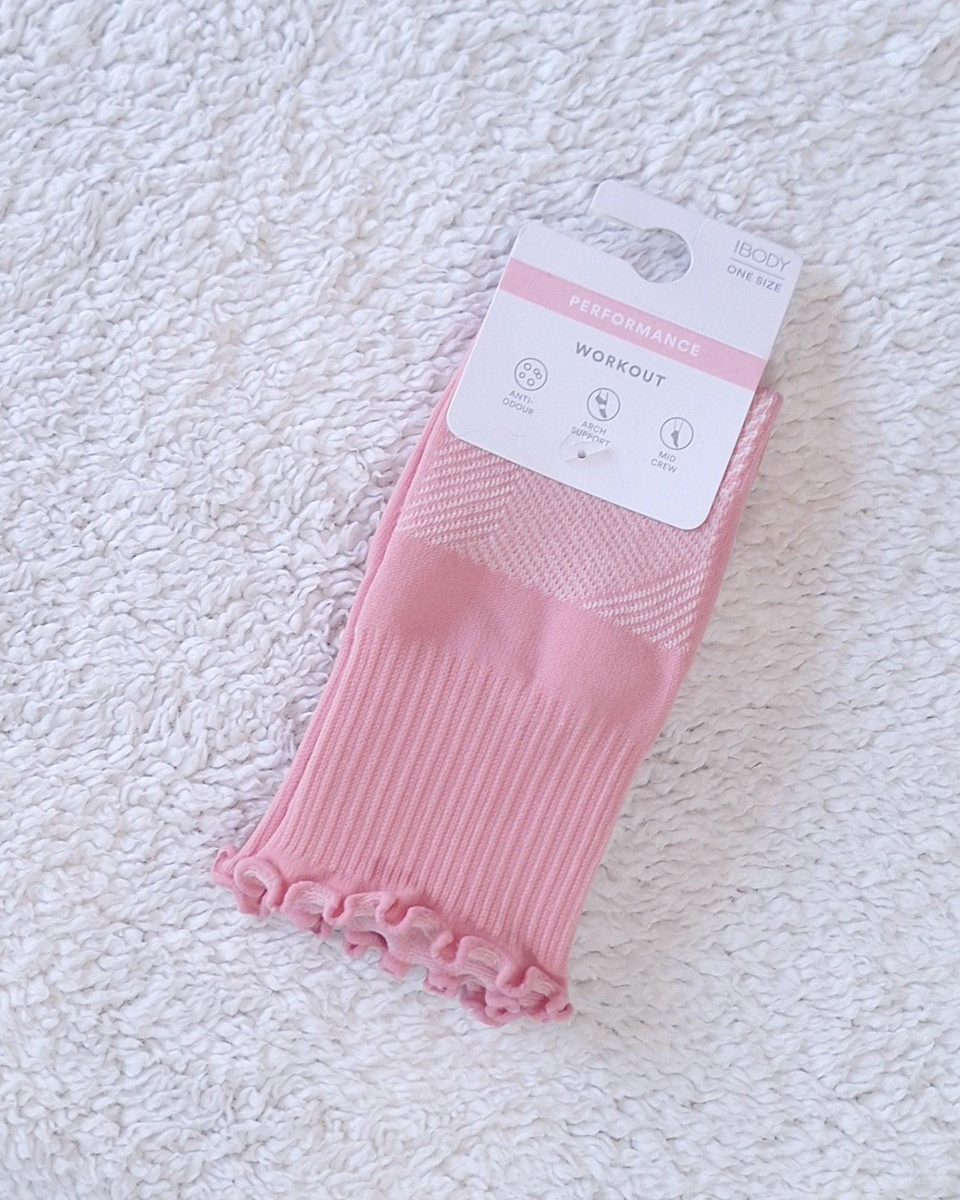 Cotton On Performance Mid Crew Frill Sock