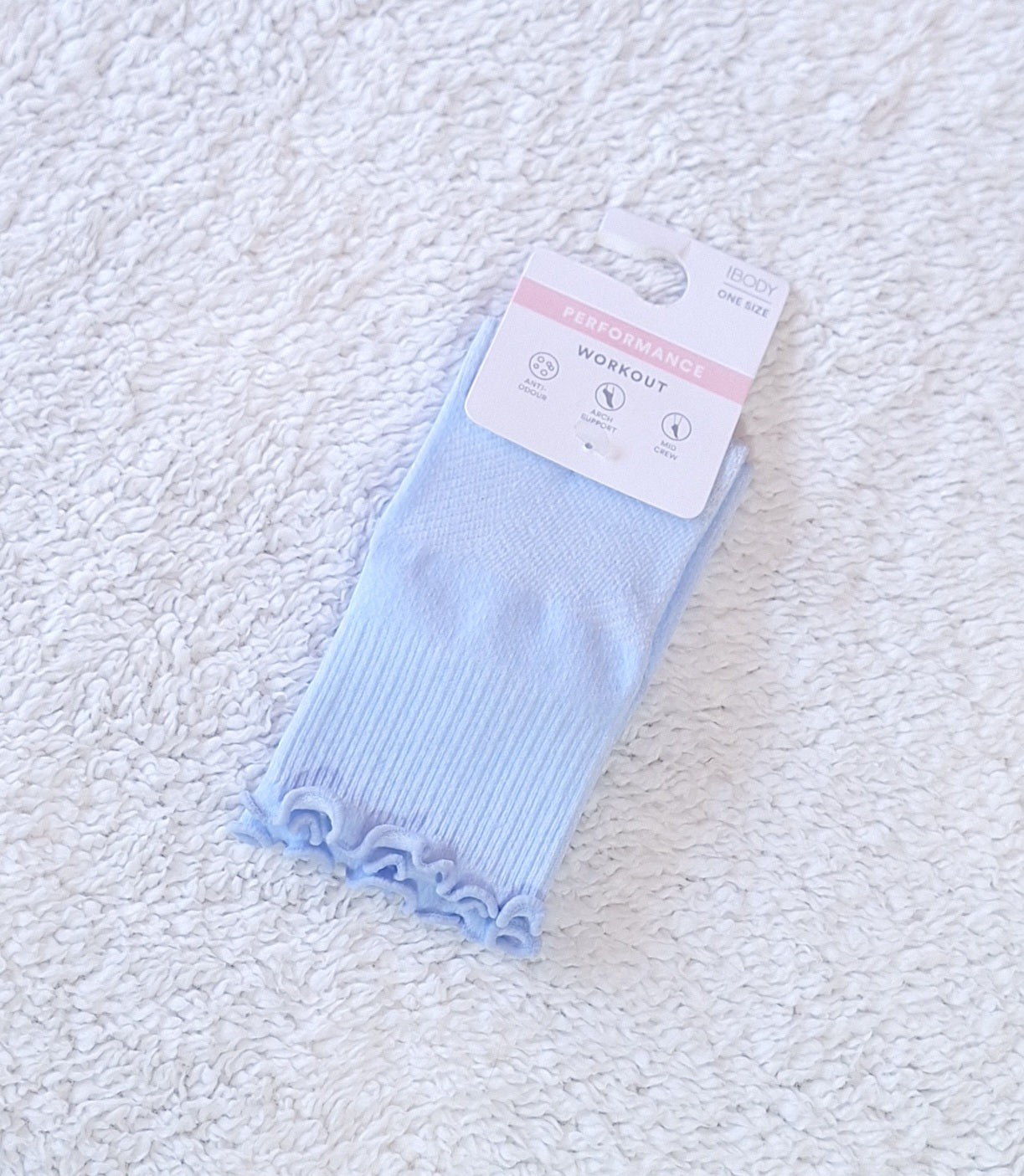 Cotton On Performance Mid Crew Frill Sock