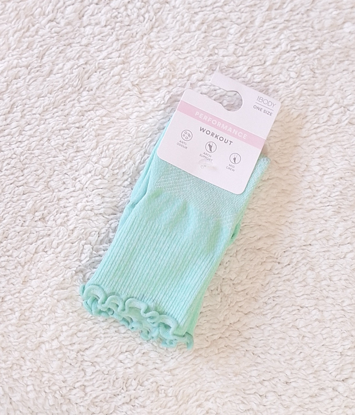 Cotton On Performance Mid Crew Frill Sock