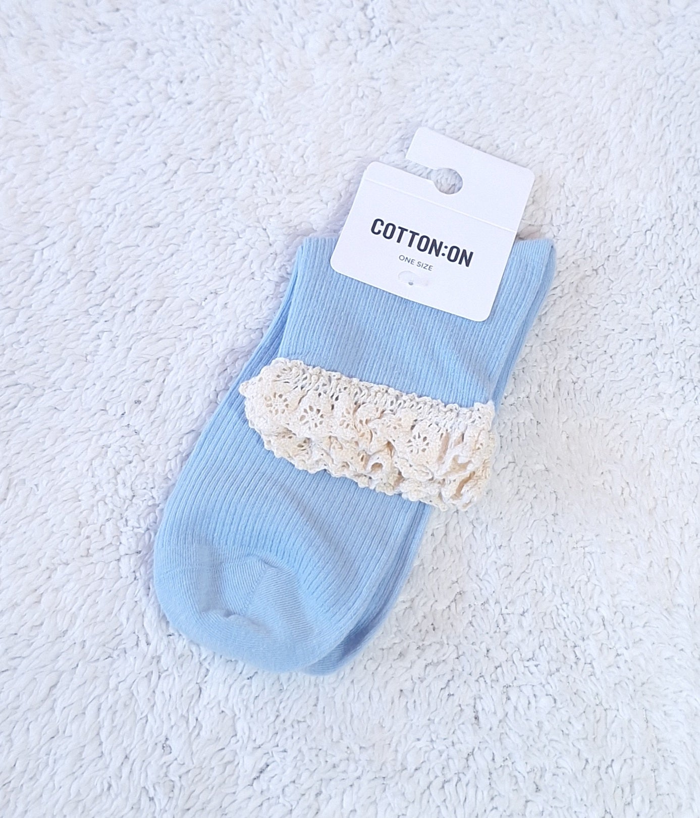 Cotton On Femme Frill Mid Crew Sock