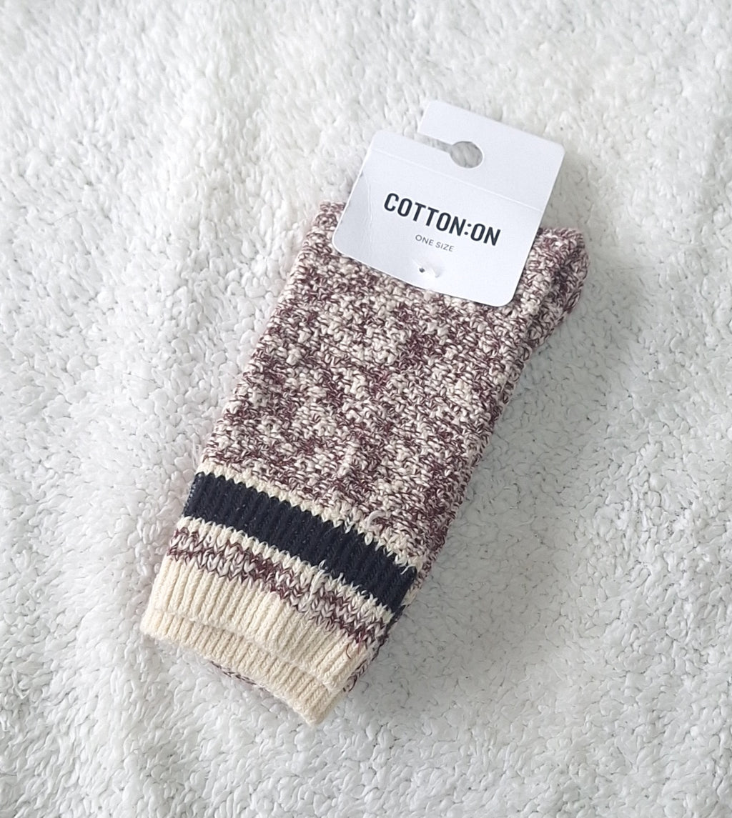 Cotton On Ruby Cosy Sock