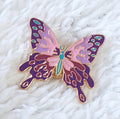 Enamel Butterfly Brooch