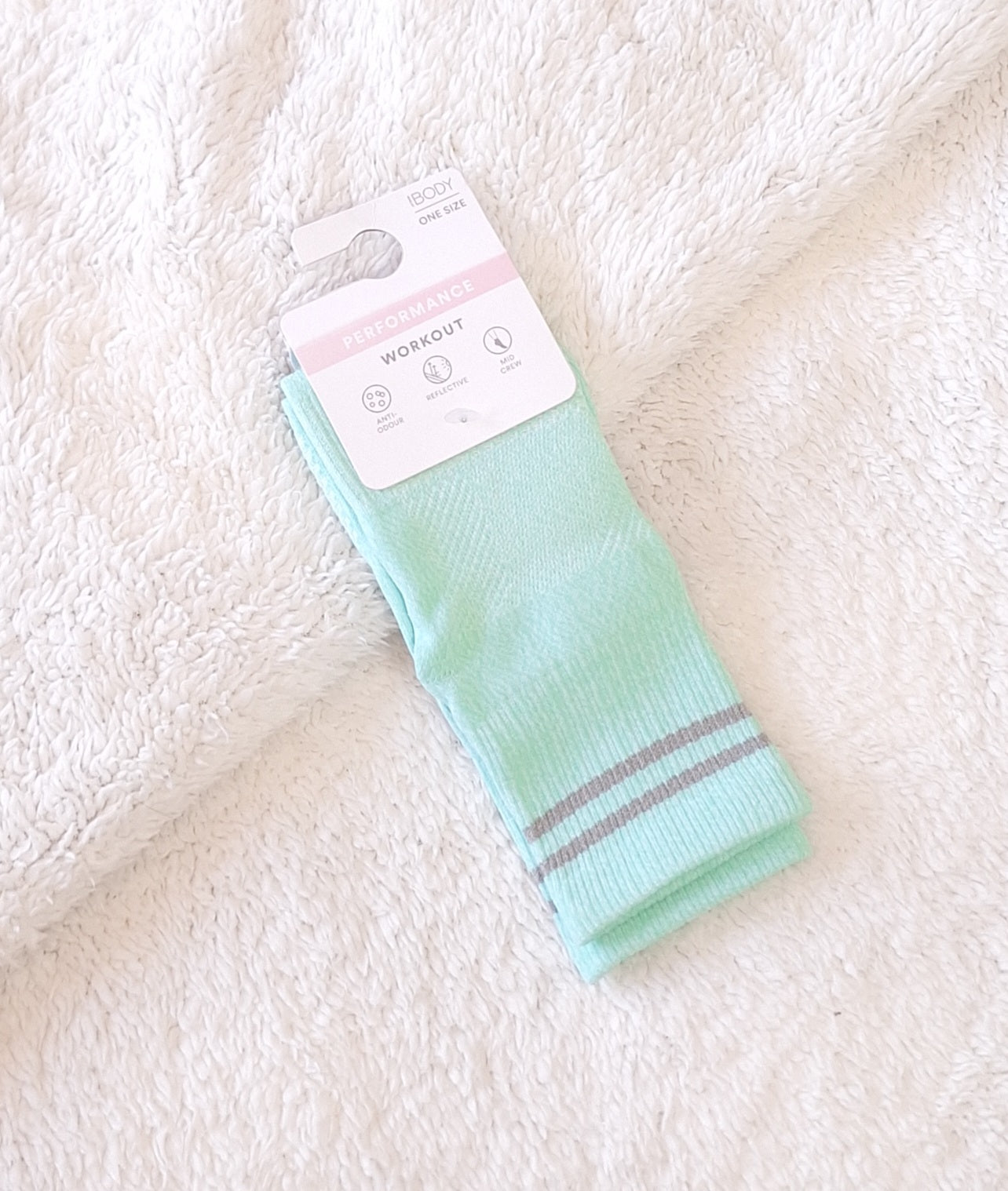 Cotton On Performance Mid Crew Running Sock