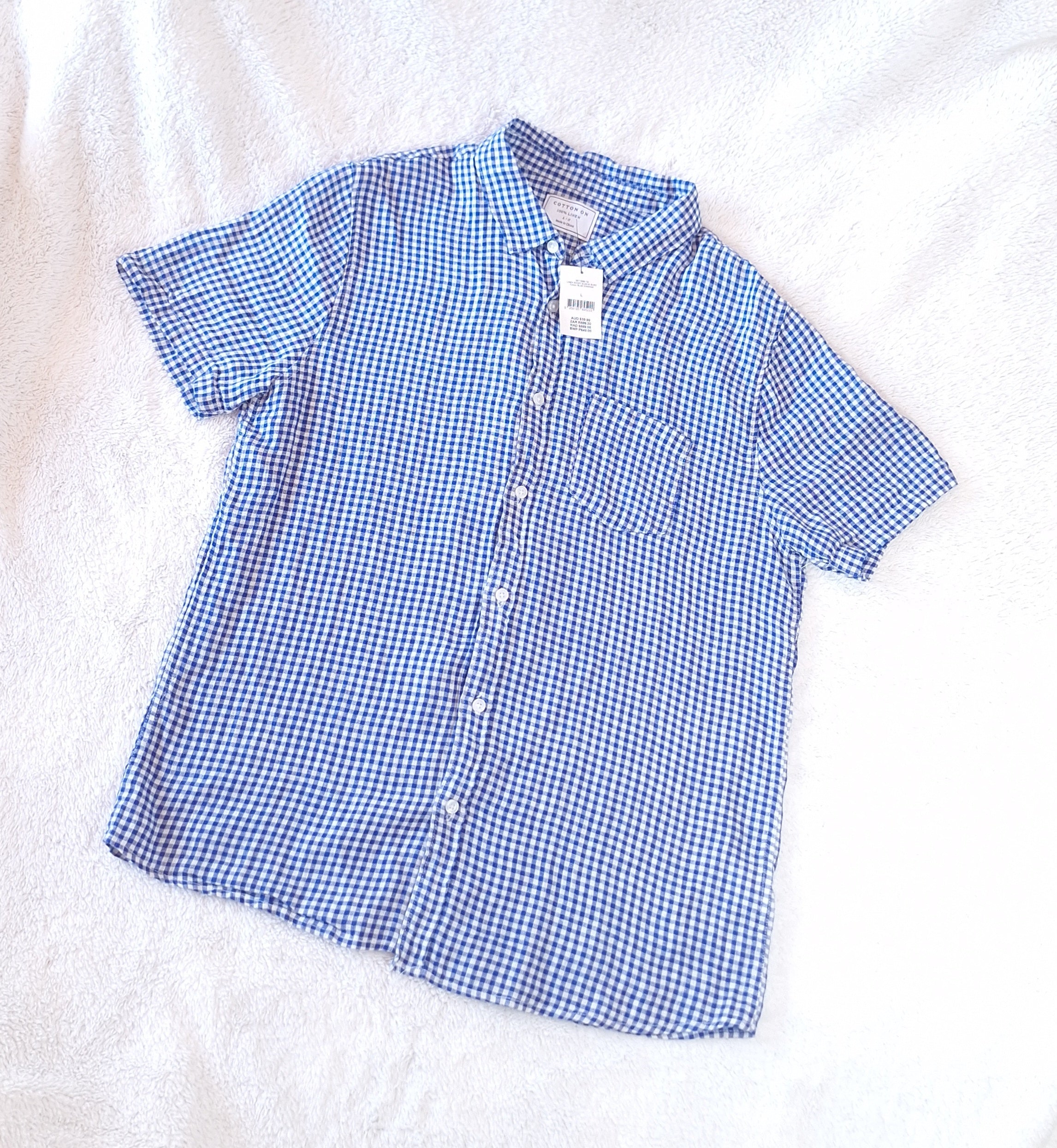 Cotton On Linen Short Sleeve Shirt