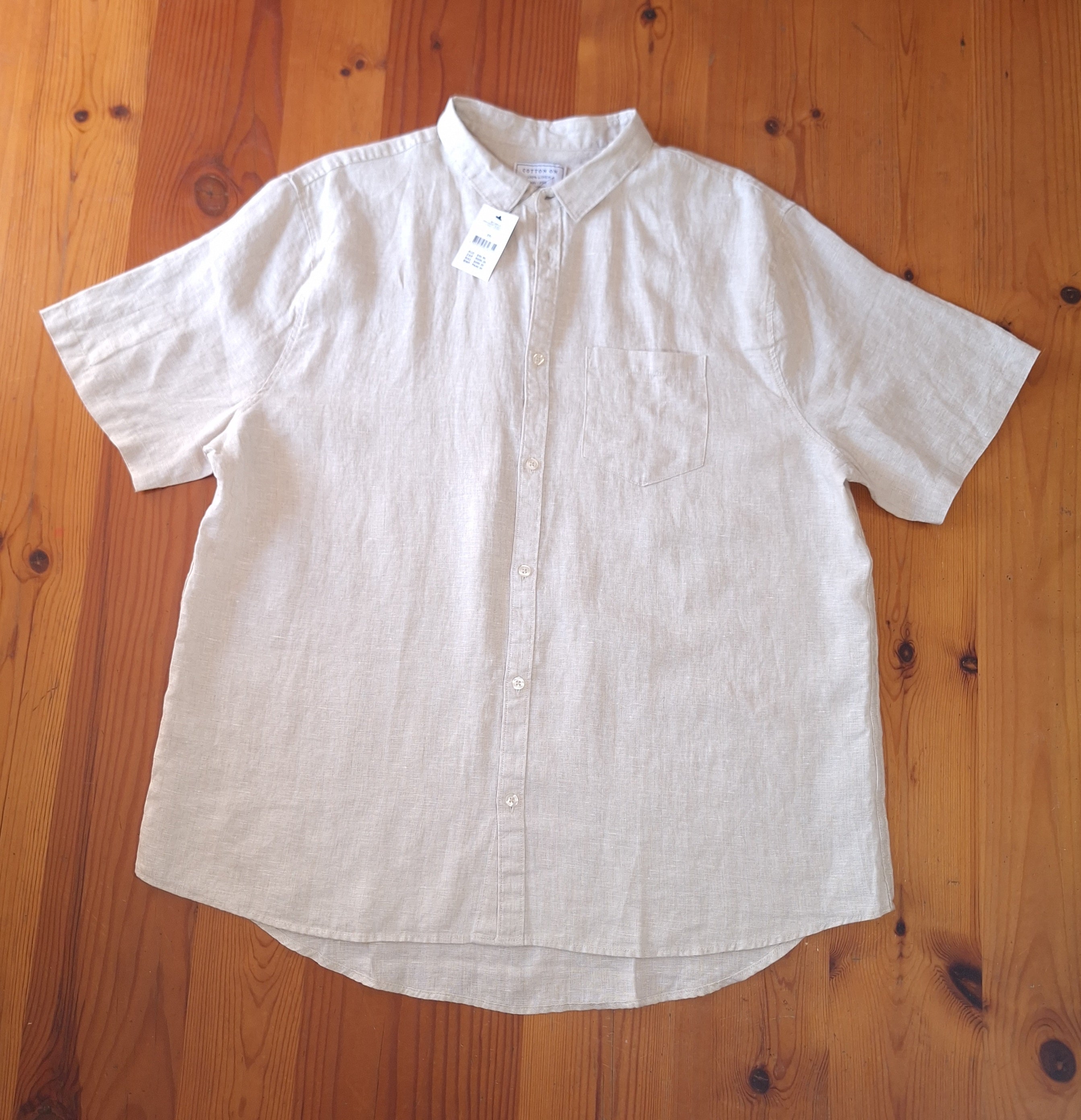 Cotton On Linen Short Sleeve Shirt