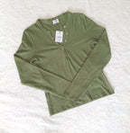 Cotton On Ryan Henley Long Sleeve Top