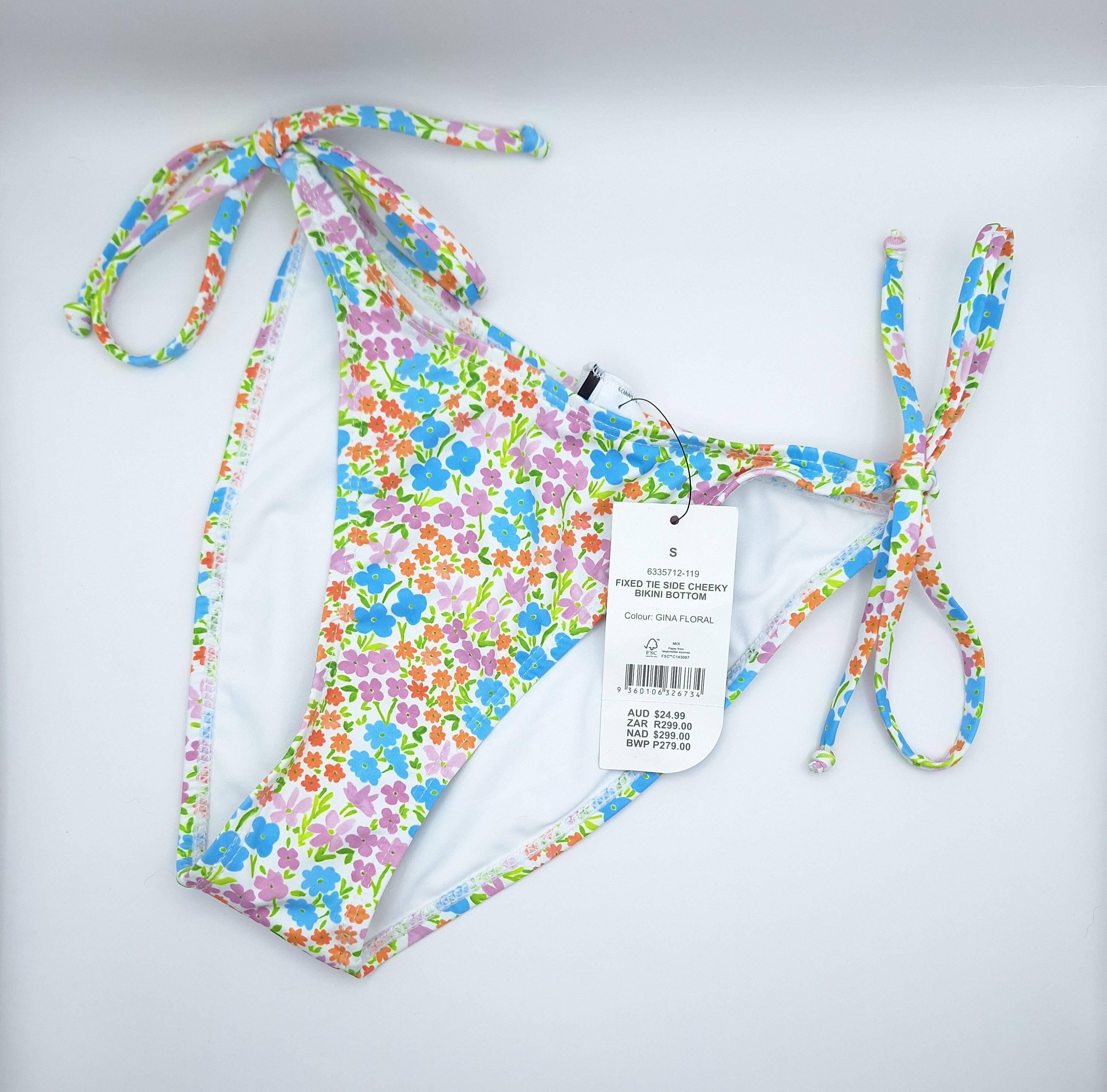 Cotton On  Fixed Tie Side Cheeky Bikini Bottom