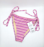 Cotton On Thin Strap Gathered Brazilian Bikini Bottom