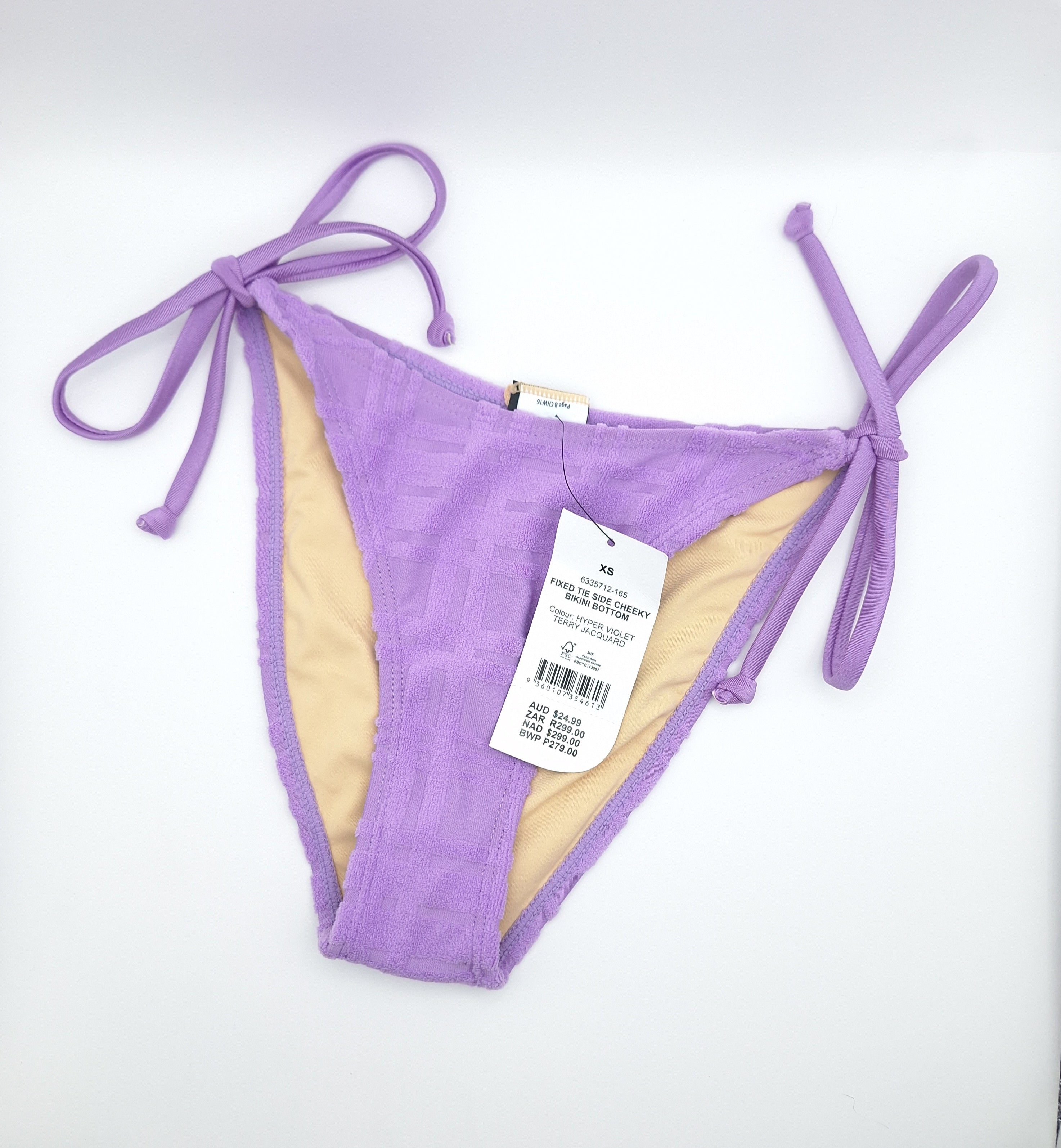 Cotton On Fixed Tie Side Cheeky Bikini Bottom