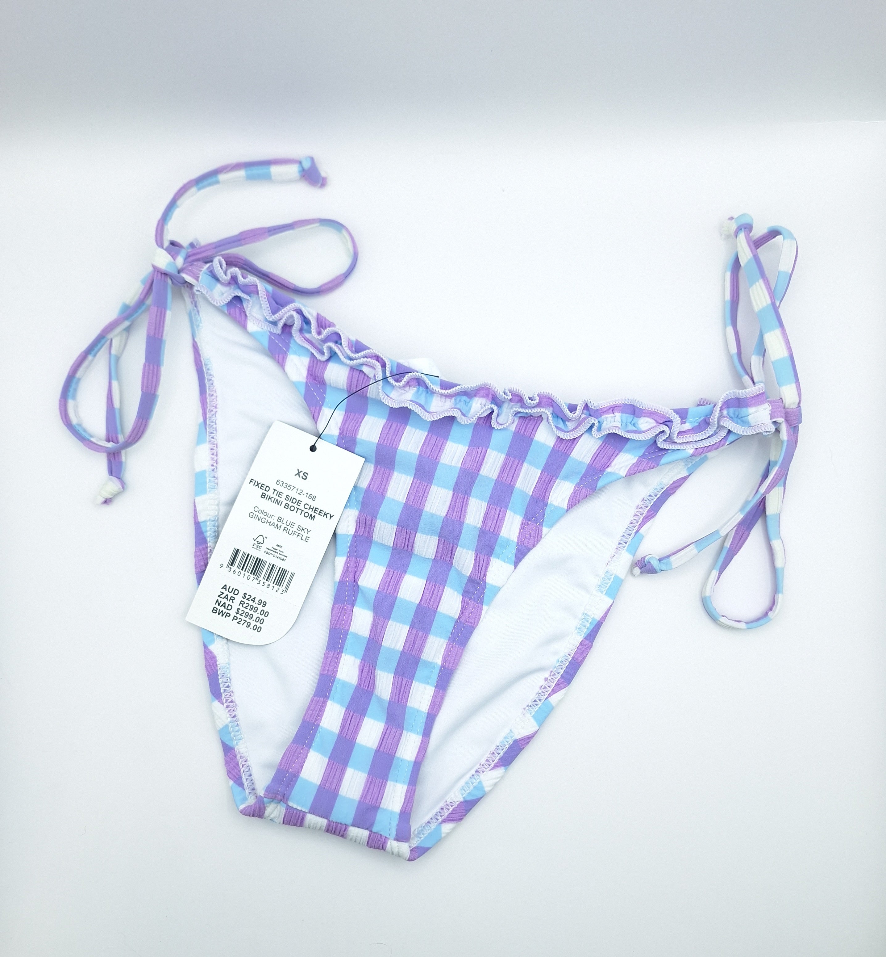 Cotton On Fixed Tie Side Cheeky Bikini Bottom