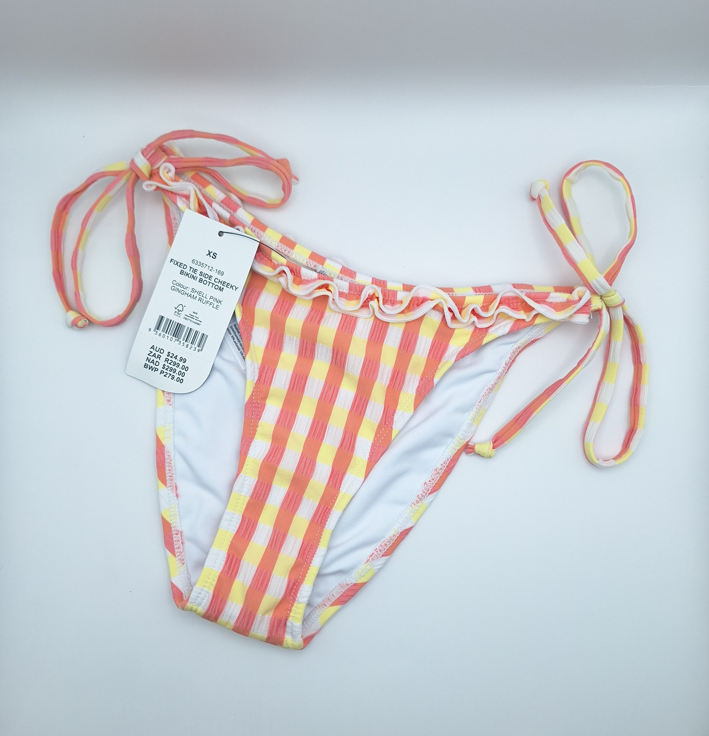 Cotton On Fixed Tie Side Cheeky Bikini Bottom