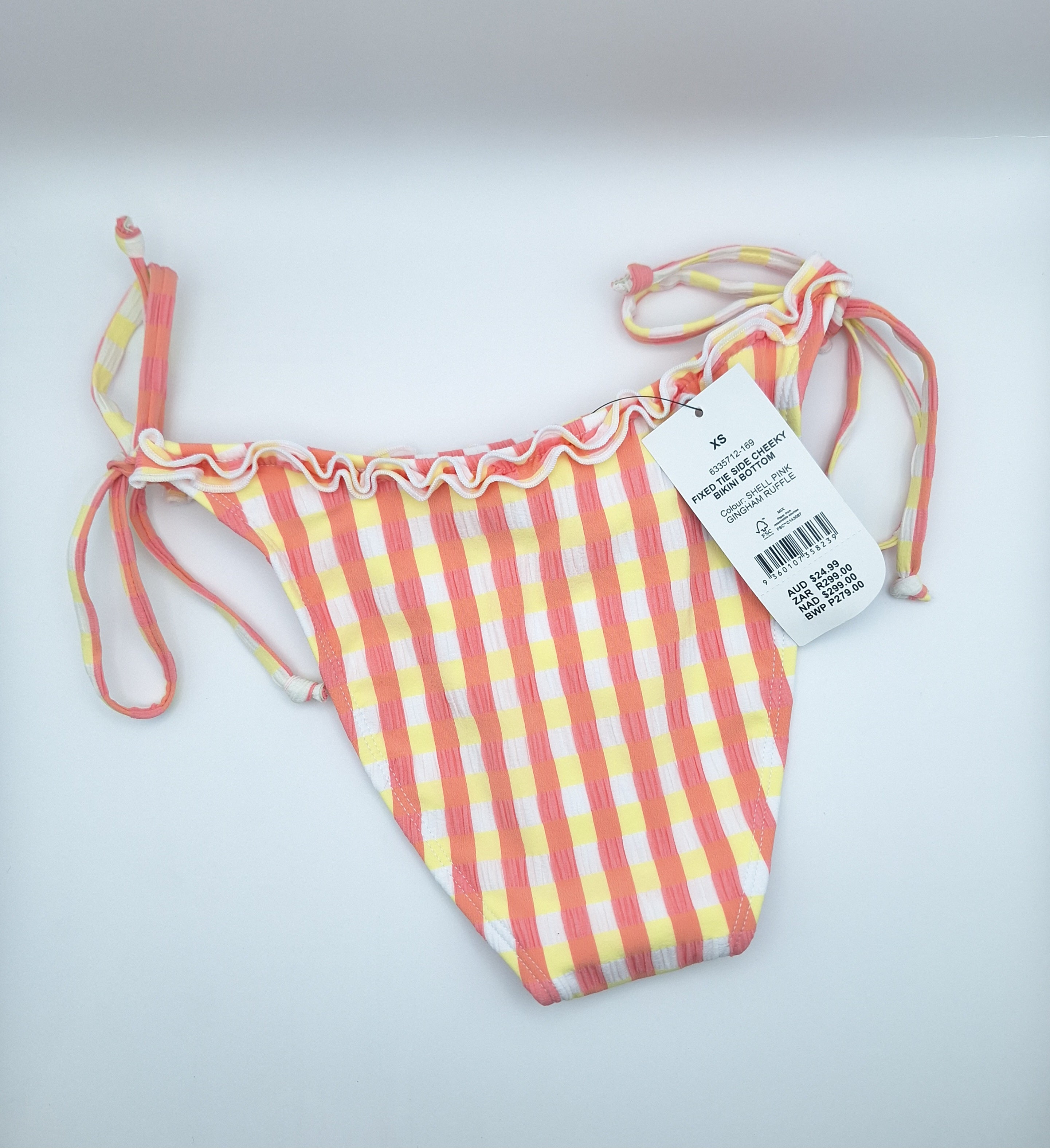 Cotton On Fixed Tie Side Cheeky Bikini Bottom