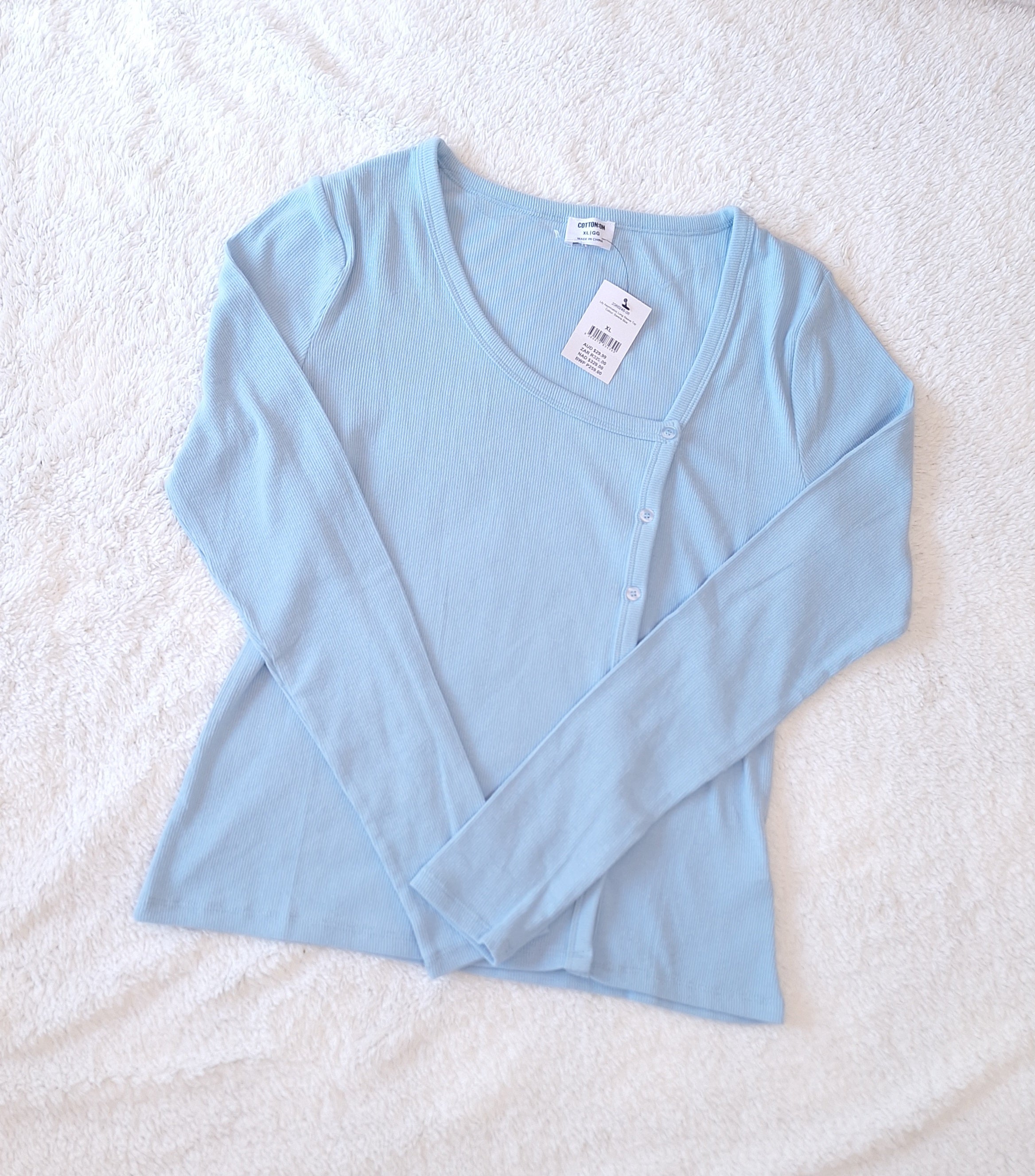 Cotton On Lily Asymmetric Long Sleeve Top
