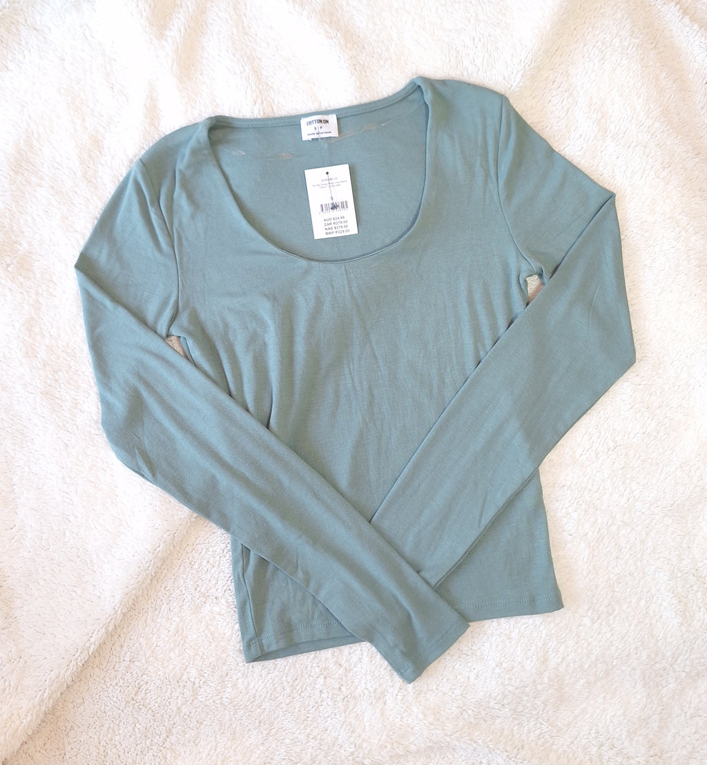 Cotton On Sunday Scoop Neck Long Sleeve