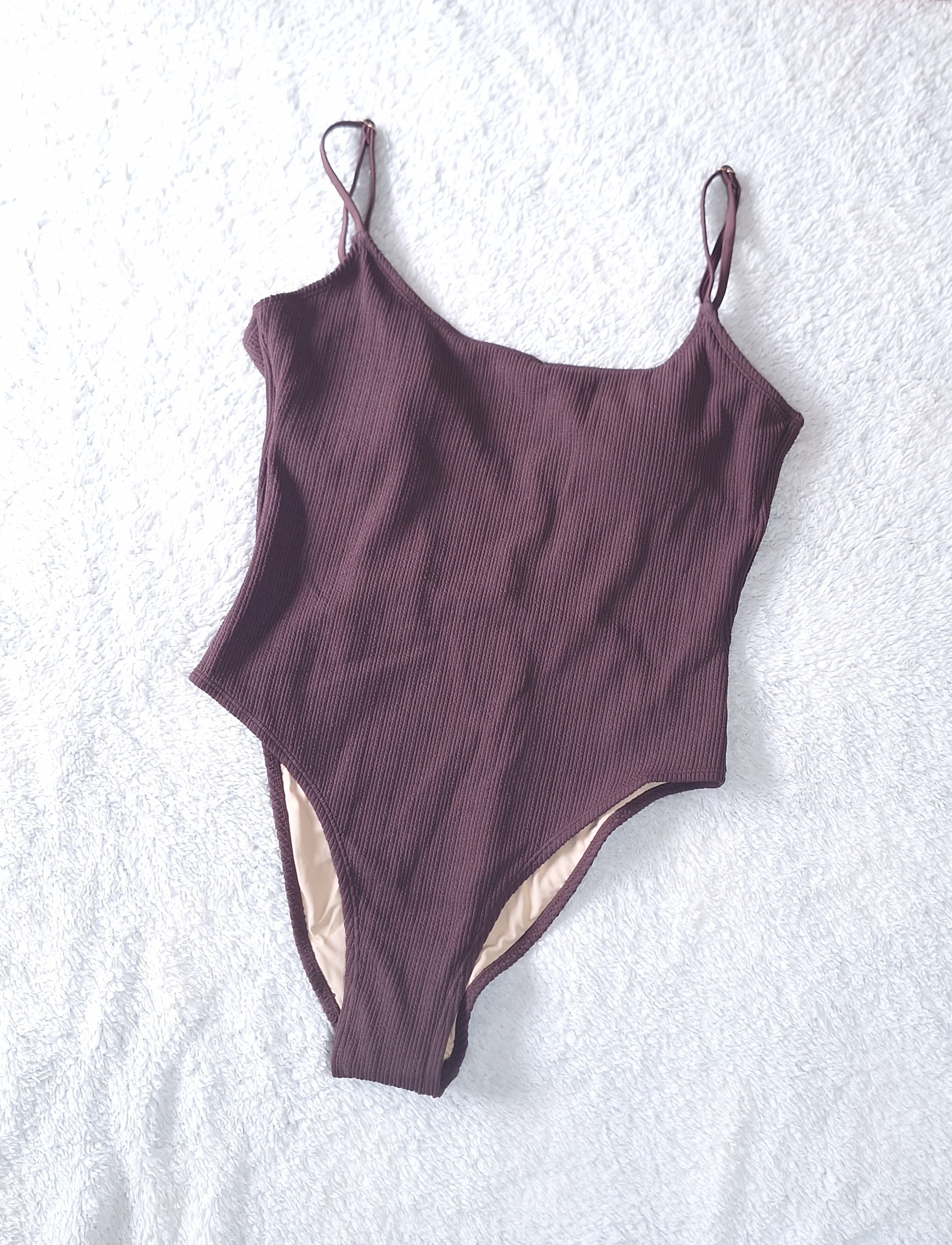 Cotton On Thin Strap Low Scoop One Piece Cheeky