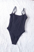 Cotton On Thin Strap Low Scoop One Piece Cheeky