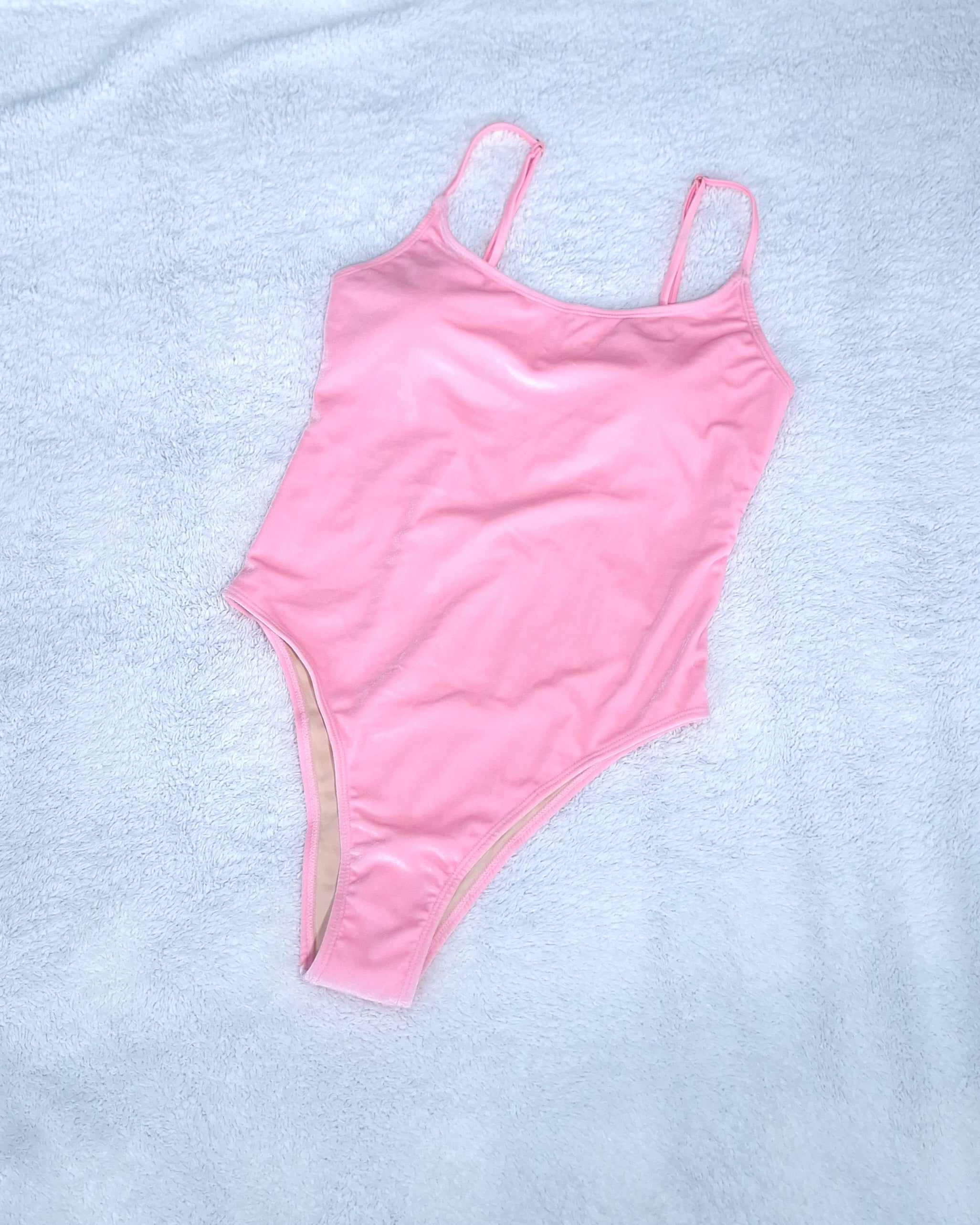 Cotton On Thin Strap Low Scoop One Piece Cheeky