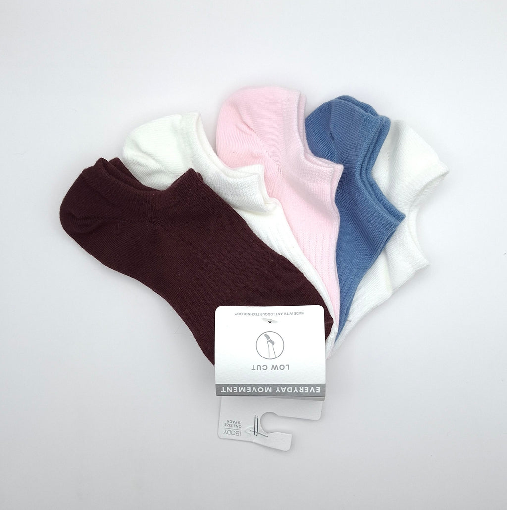 Cotton On Women's Body Low Cut Sneaker Socks 5PK