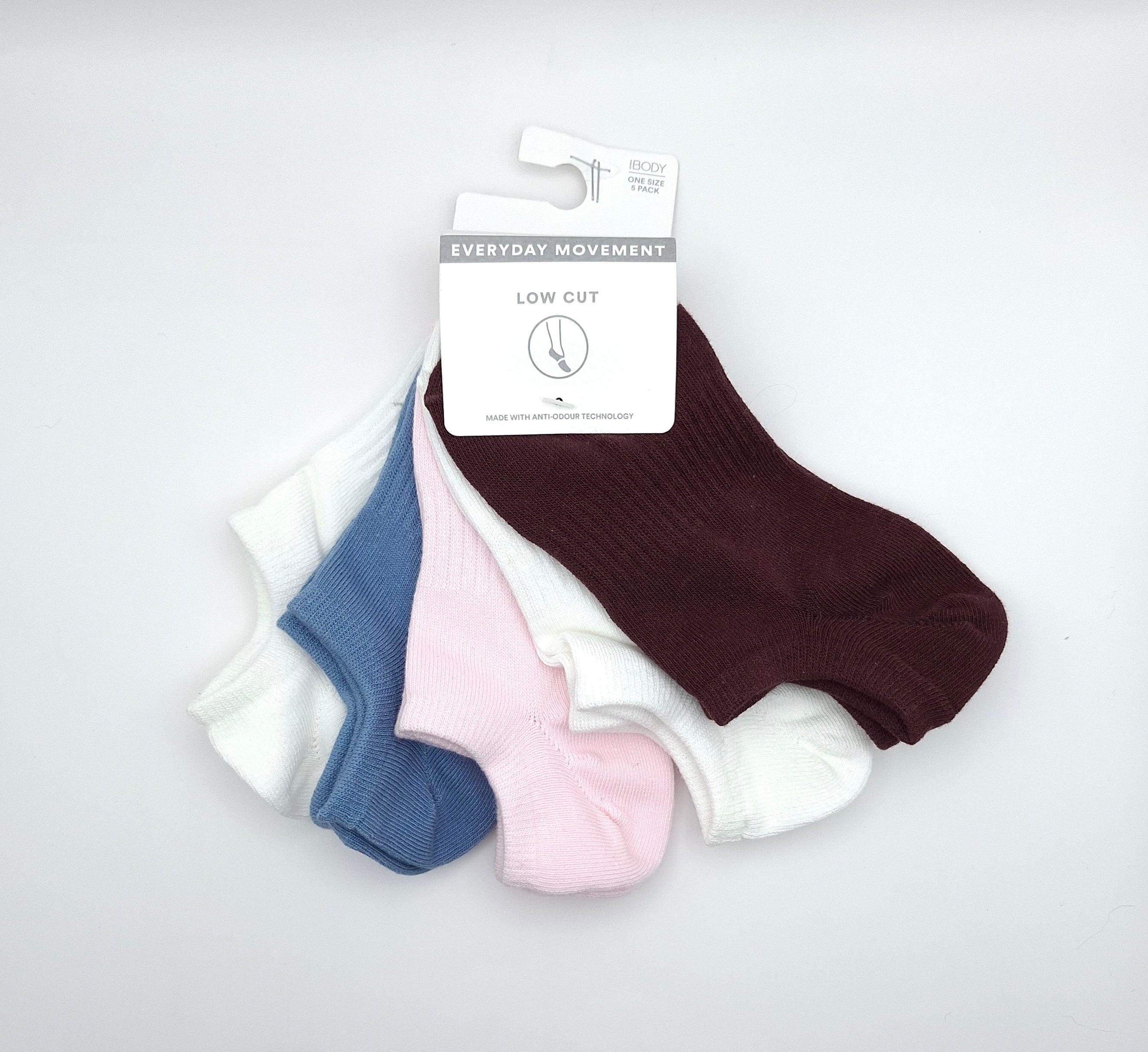 Cotton On Women's Body Low Cut Sneaker Socks 5PK