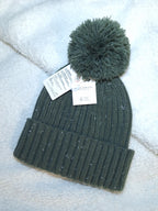 Katoen Op Winter Rib Gebreide Beanie