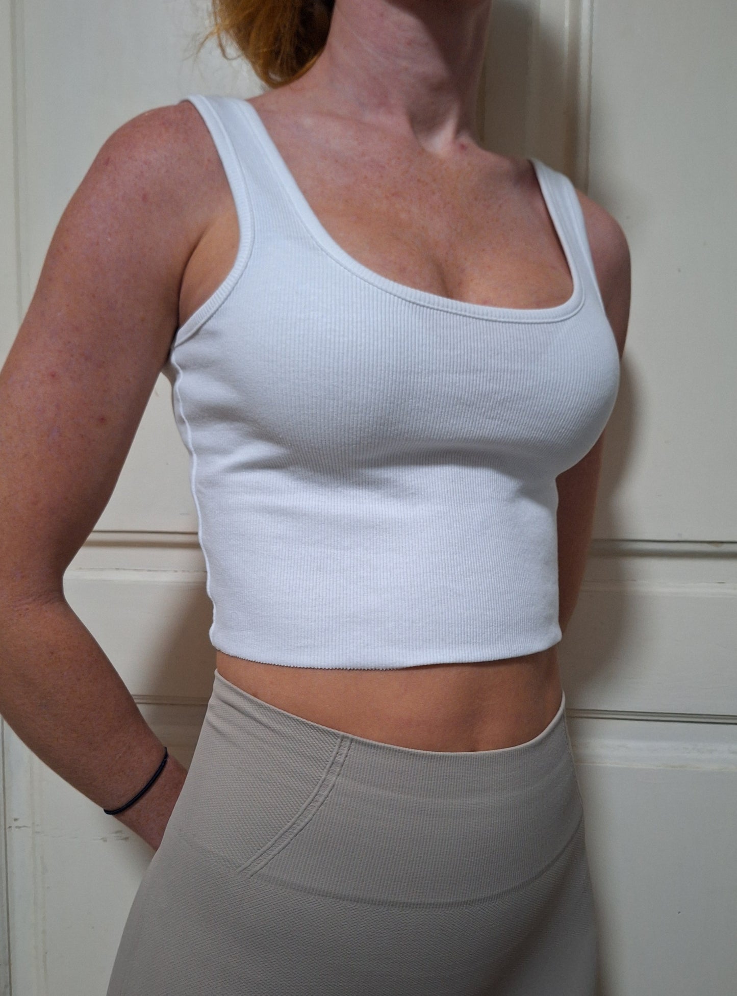 Cotton On The One Organic Rib Crop Tank