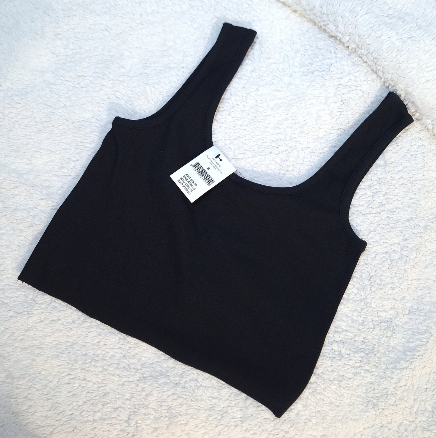 Cotton On The One Organic Rib Crop Tank