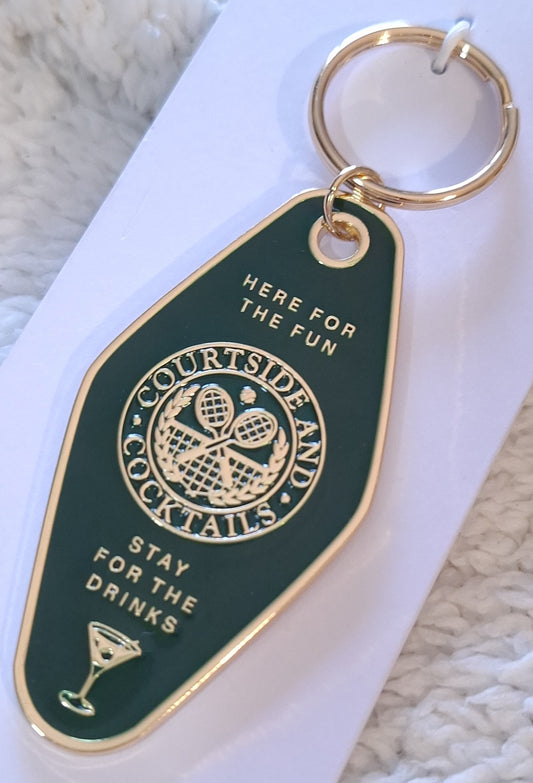 Luggage Keyring : Courtside and Cocktails