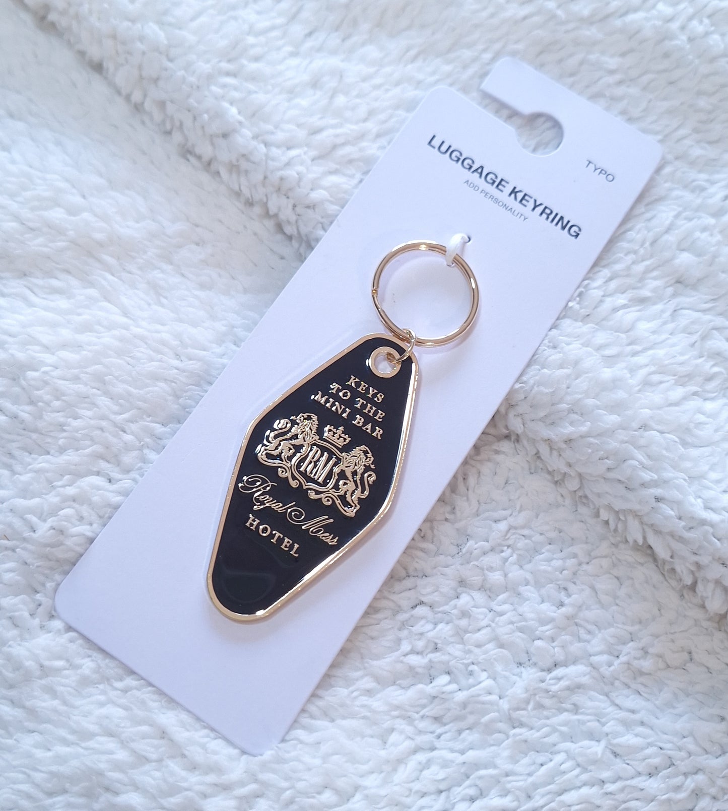 Luggage Keyring , Keys to the Mini Bar