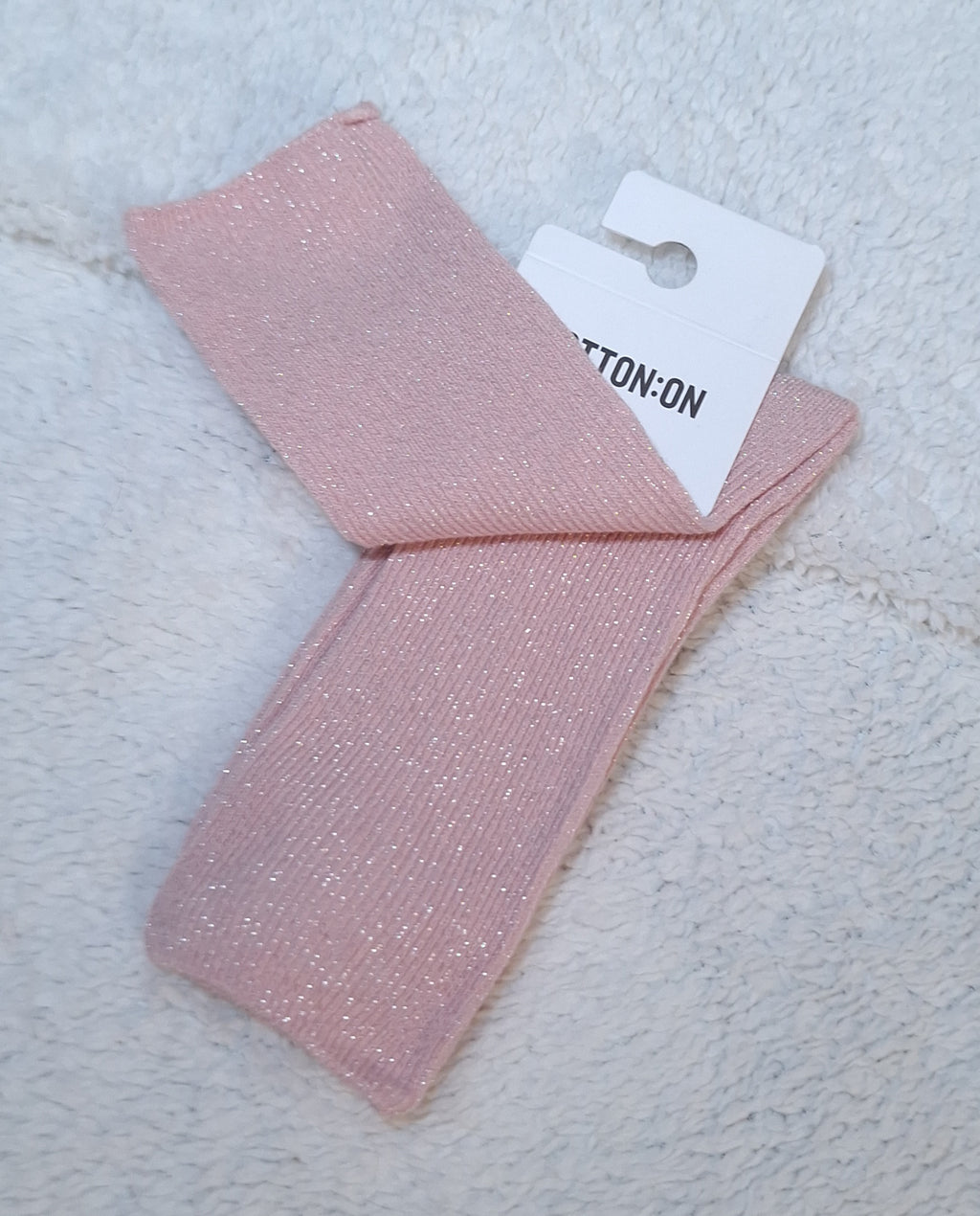 Cotton On - Lurex Fine Ribbed Sock