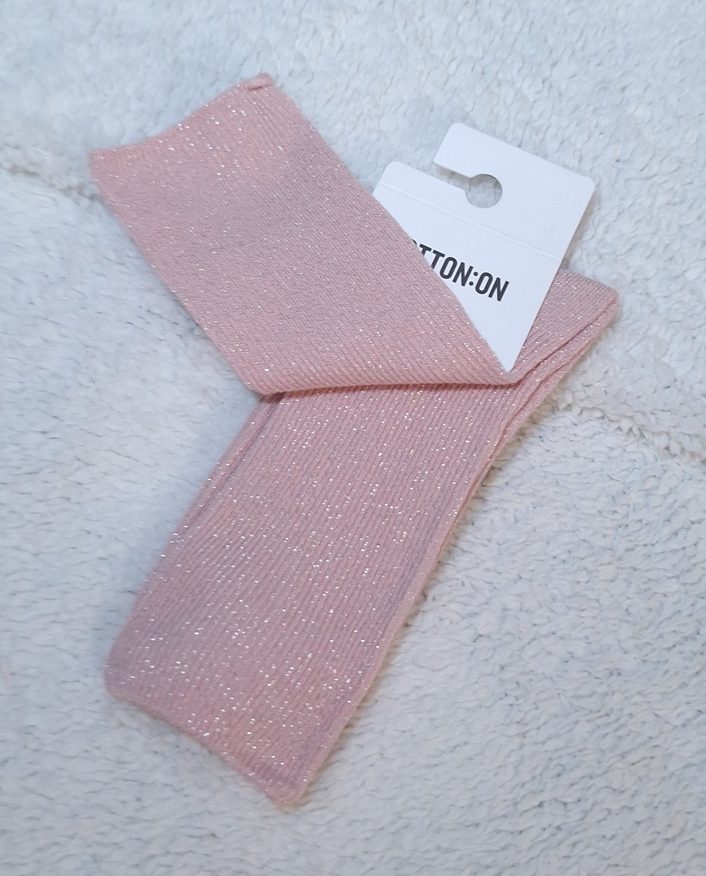 Cotton On - Lurex Fine Ribbed Sock