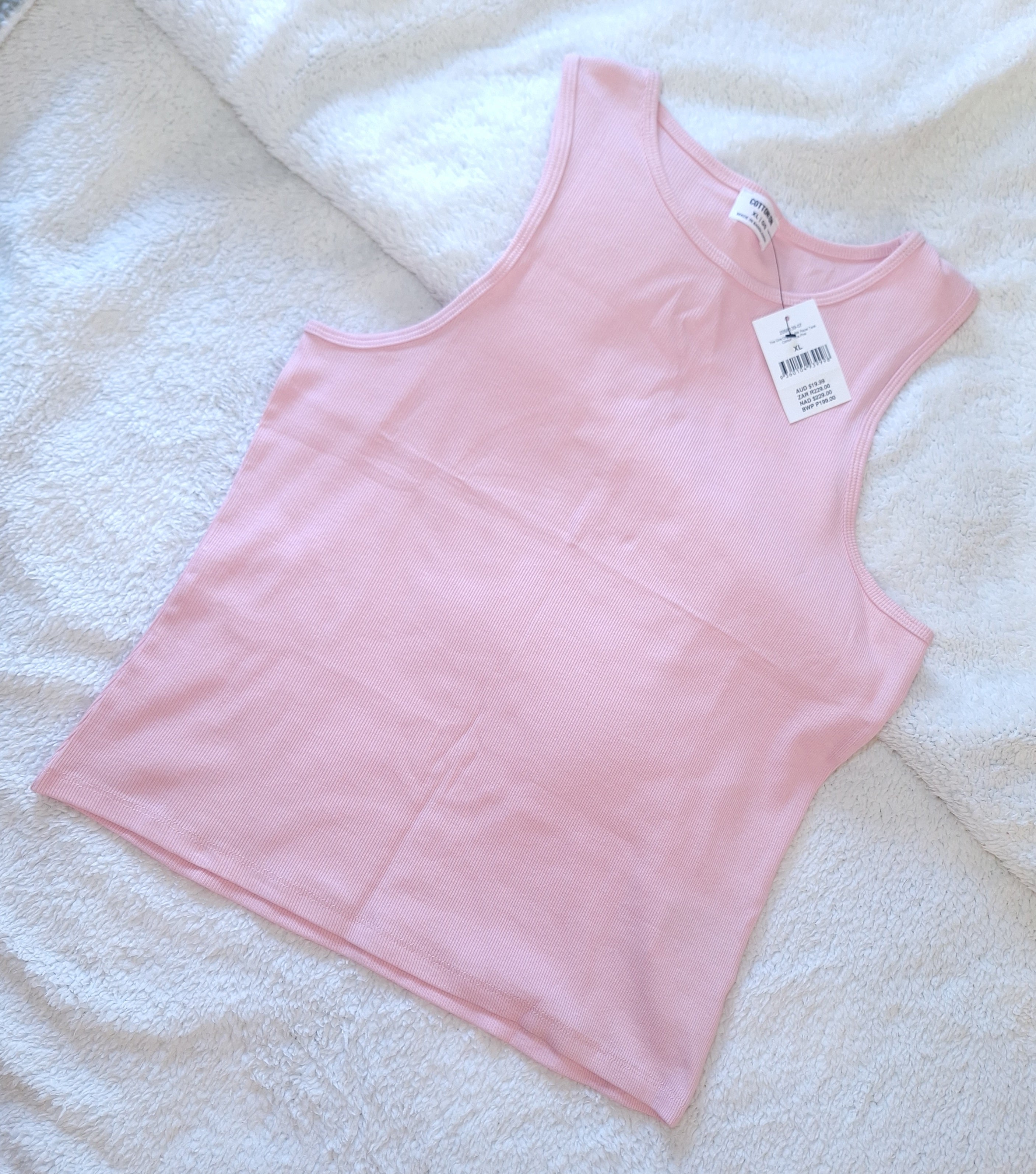 Cotton On The One Organic Rib Racer Tank