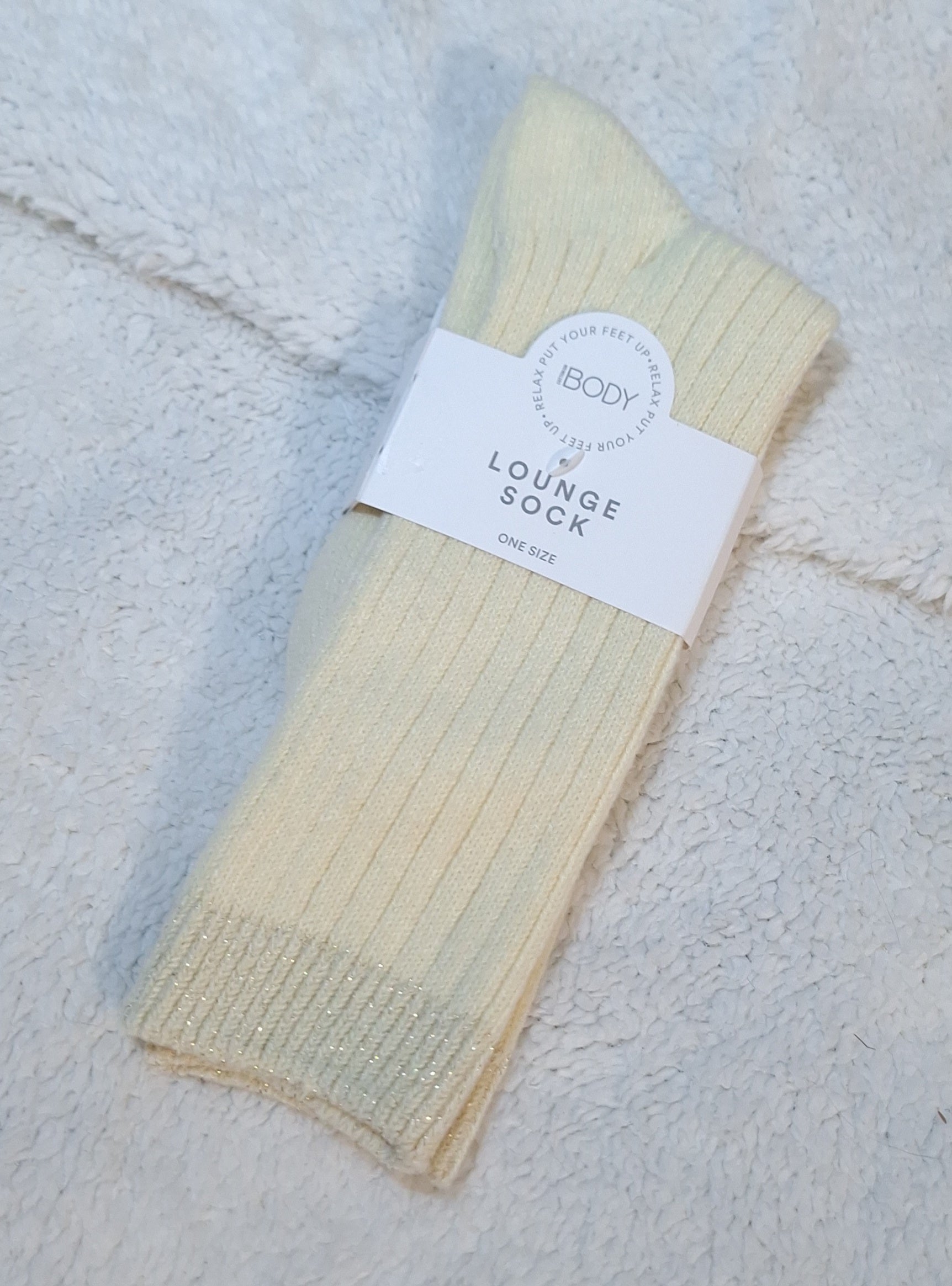 Cotton On - Soft Rib Lounge Sock