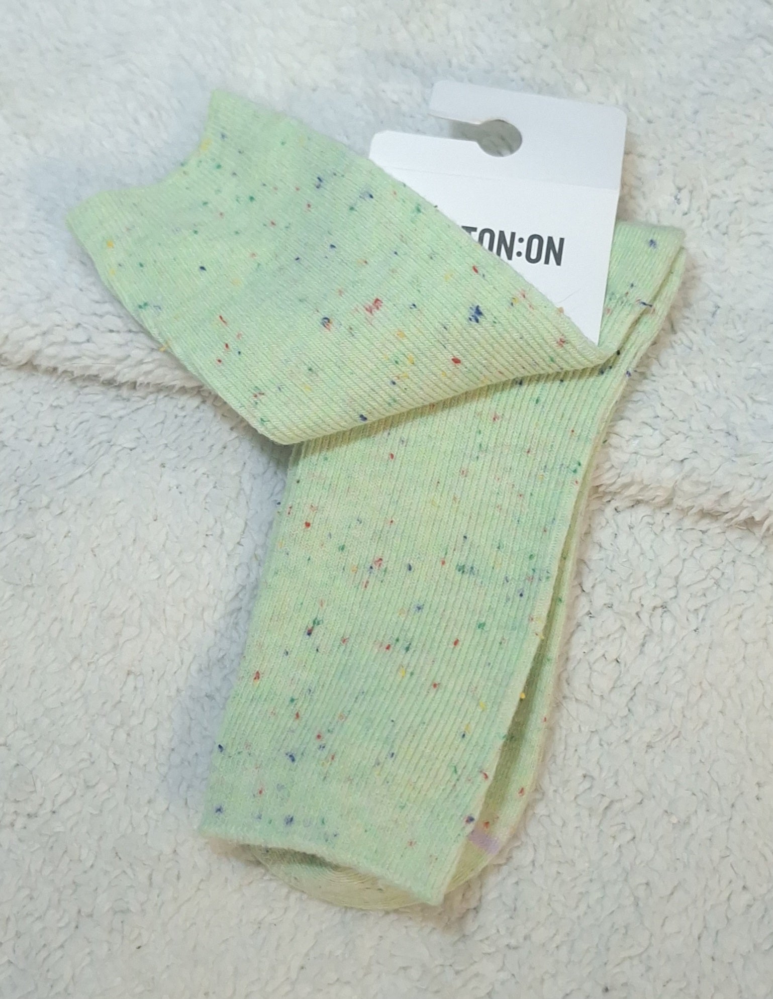 Cotton On - Fine Ribbed Crew Socks