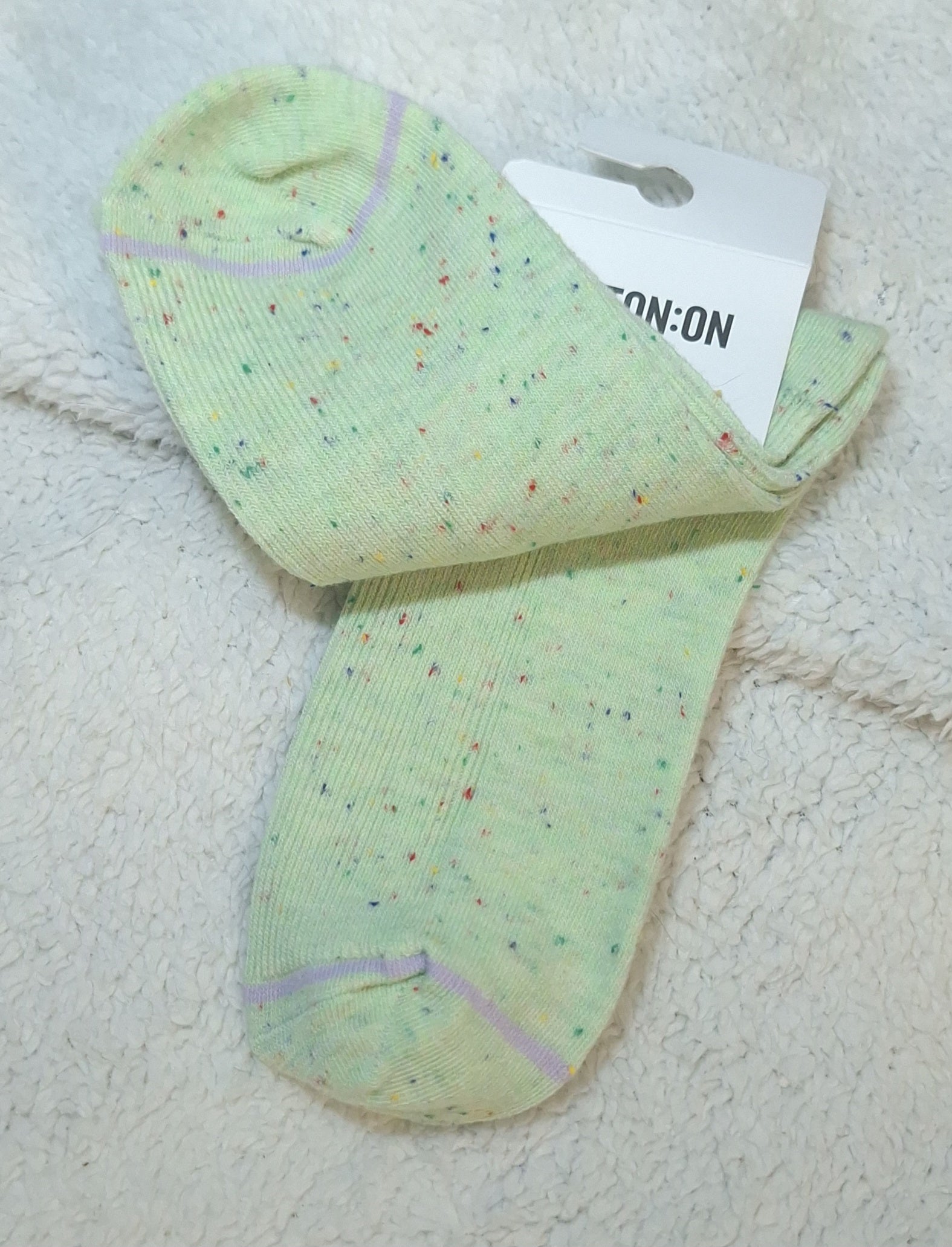 Cotton On - Fine Ribbed Crew Socks