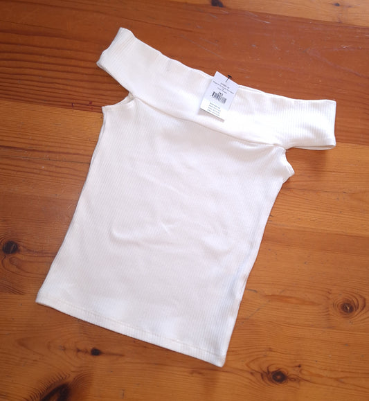 Katoen Op Margot Off The Shoulder Kortmou Top