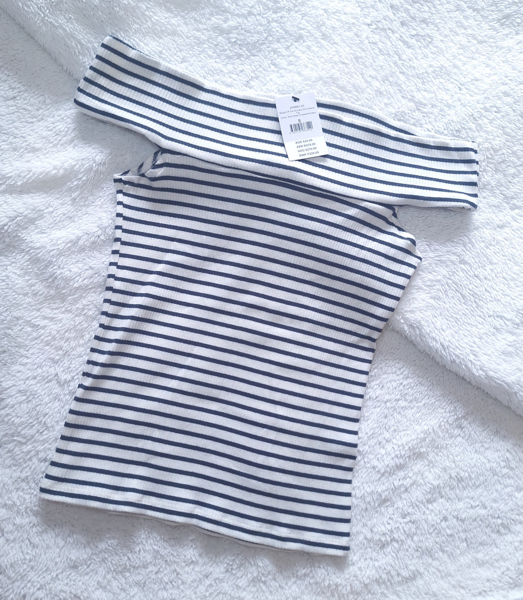 Short Sleeve Top - Margot Off The Shoulder - Cotton On Women