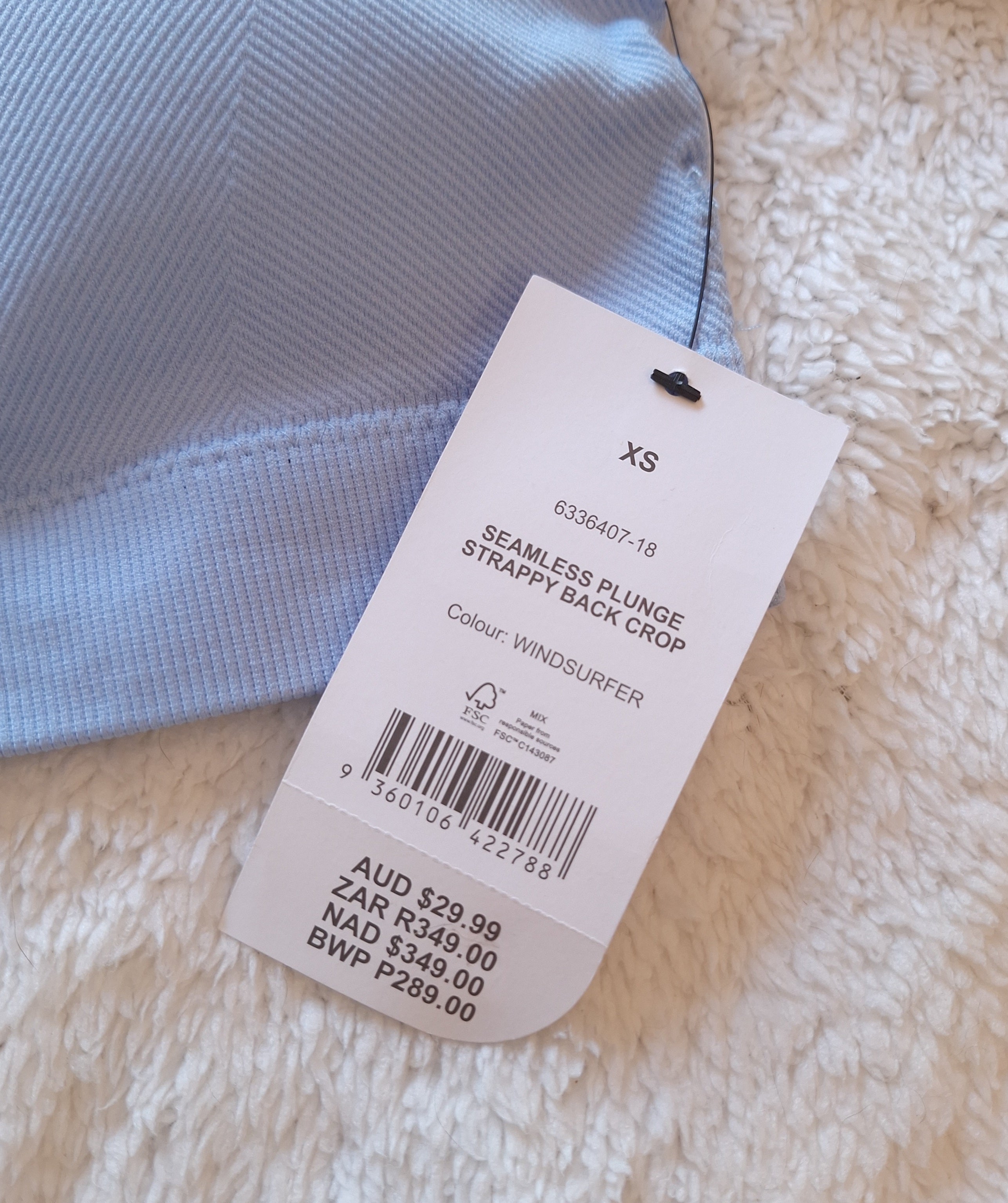 Cotton On Seamless Plunge Strappy Back Crop