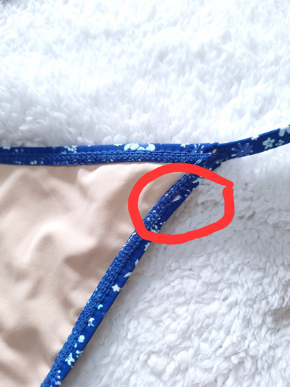 Katoen op vaste das Kant Cheeky Bikini Onderkant Kleur: Phoebe Ditsy