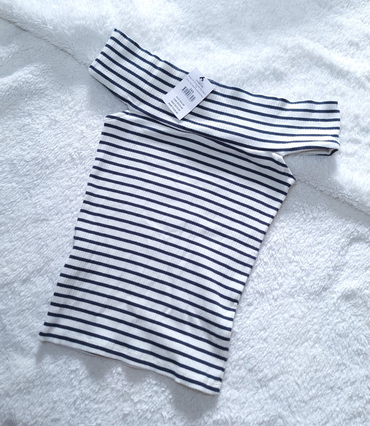 Katoen Op Margot Off The Shoulder Kortmou Top