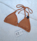 Cotton On Slider Triangle Bikini Top Kleur: Gesoute karamel lurex glans